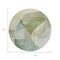 Homeroots 8' Artichoke Green And Taupe Round Abstract Washable Indoor Outdoor Area Rug 630425 - alternate 2