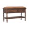 Homeroots 35in Brown Faux Leather and Solid Wood Upholstered Storage Bench With Drawers 723826 - alternate 2