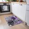 Homeroots 2' X 3' Gray and Purple Abstract Washable Non Skid Indoor Outdoor Area Rug 559469 - alternate 3