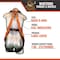 Malta Dynamics Safety Harness Fall Protection Kit, 3 Piece Bundle, Tongue Buckle Legs Full Body Harness L-XL B2002-C5010-C1006 - alternate 2