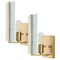 Jonathan Y Mila 5.5" 1-Light Modern Coastal Iron/Glass LED Sconce, Brass Gold, 2PK JYL9914A-SET2 - alternate 3