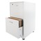 Lavish Home File Cabinet 2-Drawer Cabinet with Lock and Deep Drawer Storage Rolling Filing Organizer, White 80-FC-3-WHT - alternate 3