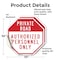 Signmission Private Road Authorized Personnel O, 10 inch X 10 inch, Vinyl Decal, 2PK OC-D-2PACK-10-168 - alternate 2