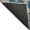 Homeroots 5' X 8' Navy Blue Beige And Ivory Medallion Washable Indoor Outdoor Area Rug 589009 - alternate 2