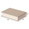 Vintiquewise 8in Classic Linen-Covered MDF Vintage-Style Book Box Storage Case for Keepsakes, Sand QI004856.SN - alternate 3