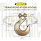 Tie 4 Safe G70 1/2'' Clevis Slip Hooks Tow Chain Hook Flatbed Truck Trailer Tie Down, 2PK FH407-12-2 - alternate 2