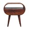 Homeroots 24" Brown Solid Wood One Drawer Nightstand 701706 - alternate 1