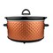 Brentwood Industries 3.5 Quart Diamond Pattern Slow Cooker in Copper SC-136C - alternate 2