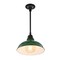 Jonathan Y Jasper 12.3 in. 1-Light Farmhouse Industrial Indoor/Outdoor Iron LED Pendant, Green JYL7611F - alternate 1