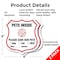 Signmission Pets Inside Shield Sign Alert Please Sav, 6 inch X 6 inch, Plastic Sign, 2PK SHI-P-2PACK-6-429 - alternate 4