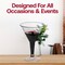 Smarty Had A Party 6 oz. Clear Plastic Martini Glasses (192 Glasses), 192PK 6944-CASE - alternate 6