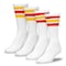 Railroad Sock Women's "Team Spirit" Striped Crew Socks - Red/Gold, 2PK 570S RD/GD - alternate 2