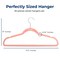 Serenelife Velvet Hangers, Non-Slip, 360 Deg Swivel Hook, Ultra-Thin, Lightweight, Space Saving, Pink, 30PK SLHVELPIK30 - alternate 3