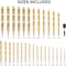 Tooluxe Hex Shank Drill Bit Set, 30 Piece, Titanium Coated Metal Bits, 1/16'' - 1/2'' Size 10055L - alternate 3