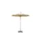 Bambrella 13' Round Bamboo Market Umbrella w/2.25" Pole Diameter-Ecru Canopy 4.0m R-L-E - alternate 1