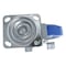 Vestil Elastic Rubber Swivel With Brake Caster 8 In. Diameter x 2 In. Width 770 lb Blue/Black CST-BB-8X2ER-SWB - alternate 2