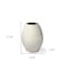 Homeroots 21" White Striped Ceramic Cylinder Floor Vase 392183 - alternate 5