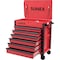Sunex PREMIUM FULL DRAWER SERVICE CART - RED 8057XTR - alternate 2