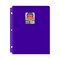 C-Line Products 8-1/2" x 11" Purple Two-Pocket 3-Hole Punch Heavyweight Poly Portfolio Folder, 25EA/BX, 6BX/CT 33939-BX - alternate 1