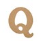 Plaid MDF Letter, Q, 5 Inch, 12PK 63570 - alternate 3