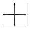 Performance Tool 25 in. 4-Way Truck Lug Wrench, Black Powder Coated, Drop Forged Steel W11 - alternate 2