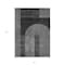 Homeroots 8' X 10' Charcoal Gray And Silver Geometric Washable Indoor Outdoor Area Rug 582707 - alternate 3