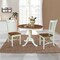 Whitewood Industries Rectangular Fixed Top Table W/ 2 Chairs, 36 in W, 29.1 in L, 36 in H, Parawood, Hickory/Shell, 3 K79-36RT-C10-2 - alternate 3