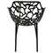 Leisuremod Modern Devon Aluminum Armchair, Black DCA23BL - alternate 2