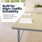 Flash Furniture Wren 72 in x 30 in Adjustable Height Activity Table, Thermal Laminate Top, Standard Legs, Light Natural XU-A3072-REC-LTNAT-T-A-GG - alternate 4