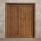 Sartodoors Sliding French Double Pocket Doors 84 x 96 inches, Ego 5006 Cognac Oak Veneer, Kit Rail Hardware ,  EGO5006DP-DKO-8496 - alternate 2