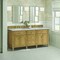 James Martin Vanities Lorelai 72in Double Vanity, Light Natural Oak w/ 3 CM Eternal Jasmine Pearl Silestone Top 424-V72-LNO-FEJP - alternate 2