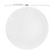 Smarty Had A Party White w/Silver Antique Floral Round Plastic Dinnerware Set, 120 Dinner Plates, 120 Salad Plates, 240PK 920WHSVP-CASE - alternate 4