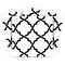 Homeroots 12" X 12" Black and White Quatrefoil Peel and Stick Tiles 555898 - alternate 4