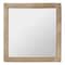 Bali & Pari Geralyn Japandi Natural Seagrass Square Wall Mirror 248-13813-ZORO - alternate 1