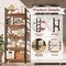 Simple Deluxe Book Shelf, 5 Tier Bookcase, Tall Bookshelf Modern Display Storage Shelf for Books, Movies, Cd, Ind 3A88HKBOCA5LBRN - alternate 2