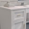Martha Stewart 22.75 in. D X 54 in. W X Engineered Wood, Steel, White Frame/Polished Brass Hardware ZG-ZP-09-WH-GLD-MS - alternate 4