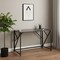 Homeroots 43" Black Glass and Metal Computer Desk 635719 - alternate 2