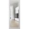 Sartodoors Slab Barn Door Panel Clear Glass, Lucia 2166 White Silk, Sturdy Finished Doors, Pocket Closet Sli LUCIA2166S-WS-4284 - alternate 1