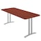 Correll Rectangle Modern Design Executive Table/Desk, 72 in W, Particleboard Top, Cherry CD3072R-21-14-21 - alternate 1