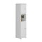 Homeroots 14" White Wood Freestanding Double Door Bathroom Vanity 543619 - alternate 2