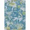 Homeroots 9' X 12' Denim Blue And Olive Green Abstract Washable Indoor Outdoor Area Rug 609598 - alternate 4