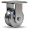 Hamilton Rigid Caster, Whs Ss V-Grooved R-WHS-4SVZ - alternate 1