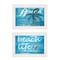Homeroots Set Of Two Beach Life 1 White Framed Print Wall Art, 2PK 405837 - alternate 1