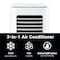 Aeric 5,500 BTU SACC 9,000 BTU ASHRAE Portable Air Conditioner AERP051AW - alternate 4