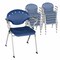 Regency Rico Classroom Training Stack Chair with Arms, Navy Blue, 11PK 306-NV-11PK - alternate 1