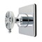 Kingston Brass Single-Handle Six-Way Diverter Valve with Square Trim Kit, Polished Chrome KS4041RX - alternate 1