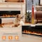 Edendirect 50 in. Insert-Type Electric Fireplace in Black, with Remote, 8H Timer, 5-Speed Flames ZR-WT-F50 - alternate 4