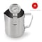 Calphalon Miniatura Compact Espresso Machine and Milk Frother in Silver 750124767M - alternate 2