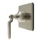 Kingston Brass Single-Handle Three-Way Diverter Valve with Square Trim Kit, Brushed Nickel KS3048KL - alternate 1