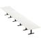 Skutchi Designs 22ft Rectangular Conference Table With Power | Harmony Series | 22 Person Meeting Room Table HAR-REC-48x264-T.BK-W960-NA - alternate 1
